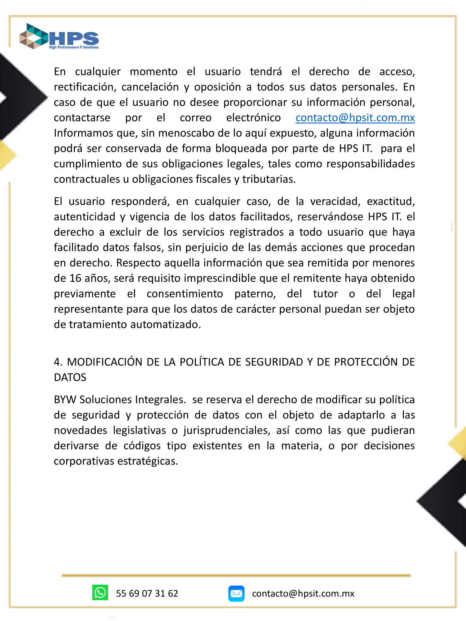 Politicas de privacidad 3